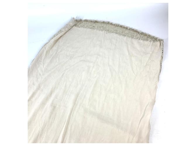 Sciarpa Louis Vuitton Monogram Lame Etoile D'oro Crudo - vista 9
