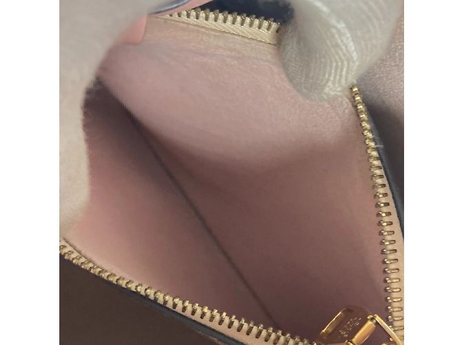 Borsa a Spalla Bucket NeoNoe Damier Azur di Louis Vuitton Rosa Bianco - vista 11