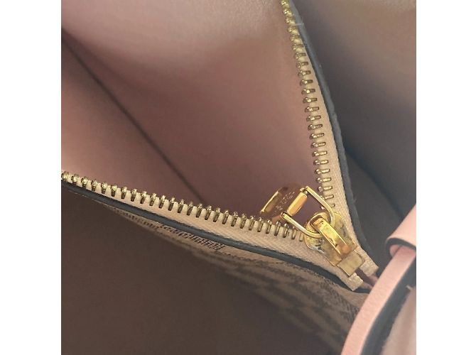 Borsa a Spalla Bucket NeoNoe Damier Azur di Louis Vuitton Rosa Bianco - vista 12