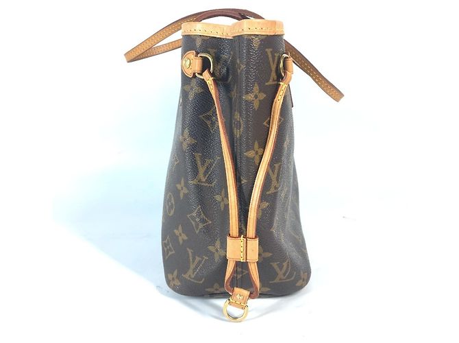 Borsa tote Neverfull PM Monogram Louis Vuitton Marrone Rosa - vista 2