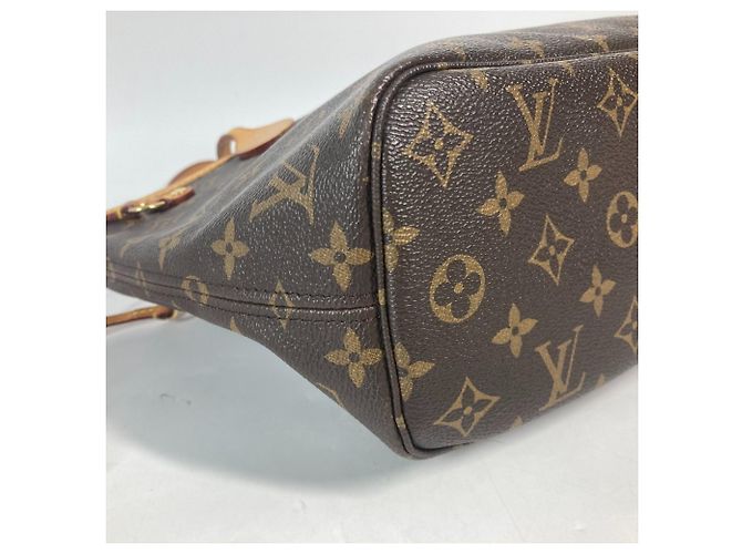 Borsa tote Neverfull PM Monogram Louis Vuitton Marrone Rosa - vista 6
