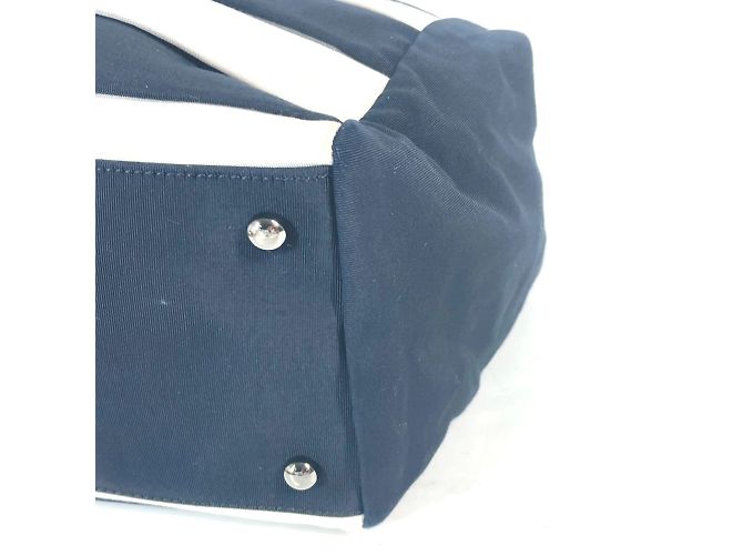 Borsa a Spalla Chanel 2.55 Nero Bianco - vista 6