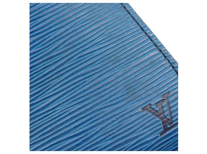 Borsa a mano in pelle Epi Art Deco Louis Vuitton M52635 Blu - vista 10