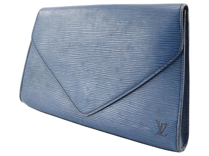 Borsa a mano in pelle Epi Art Deco Louis Vuitton M52635 Blu - vista 2