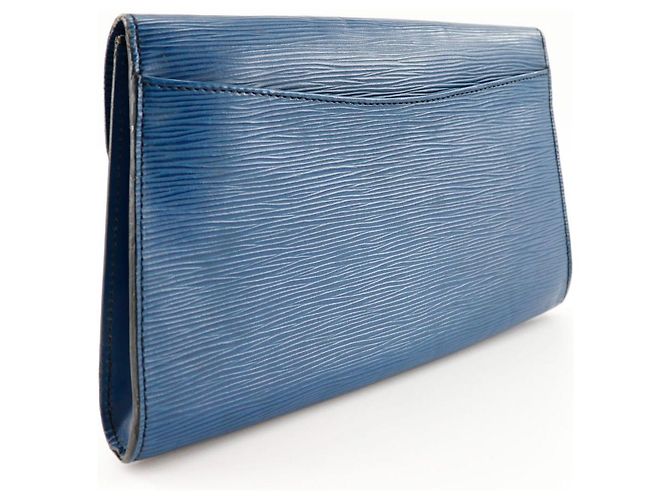 Borsa a mano in pelle Epi Art Deco Louis Vuitton M52635 Blu - vista 3