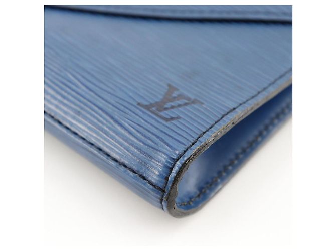 Borsa a mano in pelle Epi Art Deco Louis Vuitton M52635 Blu - vista 5