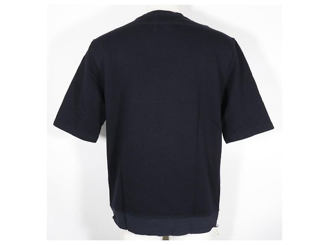 Hermès Suéter de algodão com mangas curtas Hermes preto - vista 3