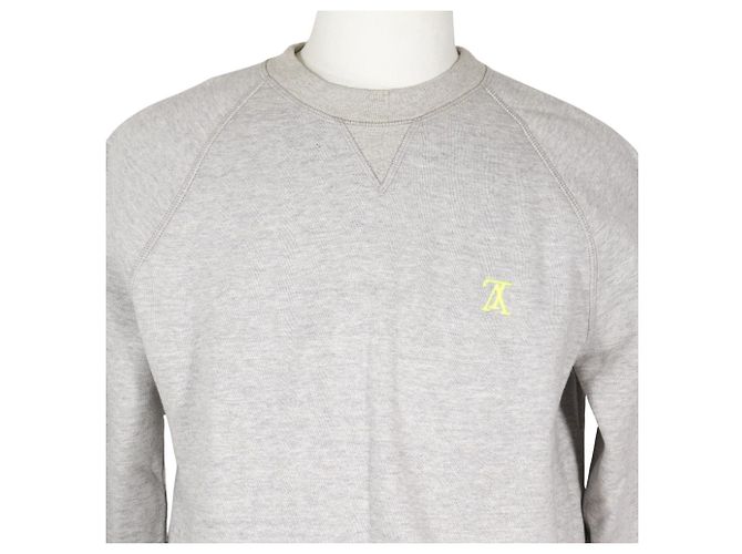 Grauer Baumwollpullover für Herren von Louis Vuitton Braun - Ansicht 2