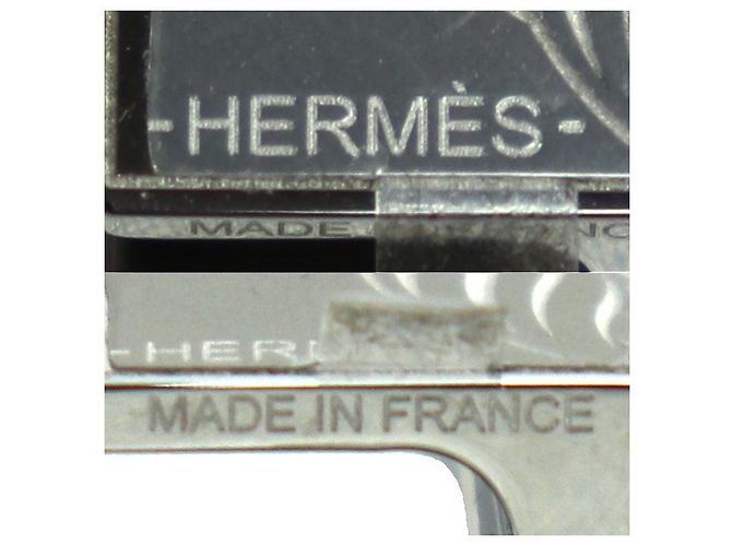 Hermès Hermes Metallschalring Pferde-Rahmen - Ansicht 3