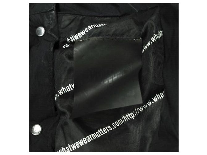 Autre Marque Jaqueta Puffer WWWM L Preta - vista 10