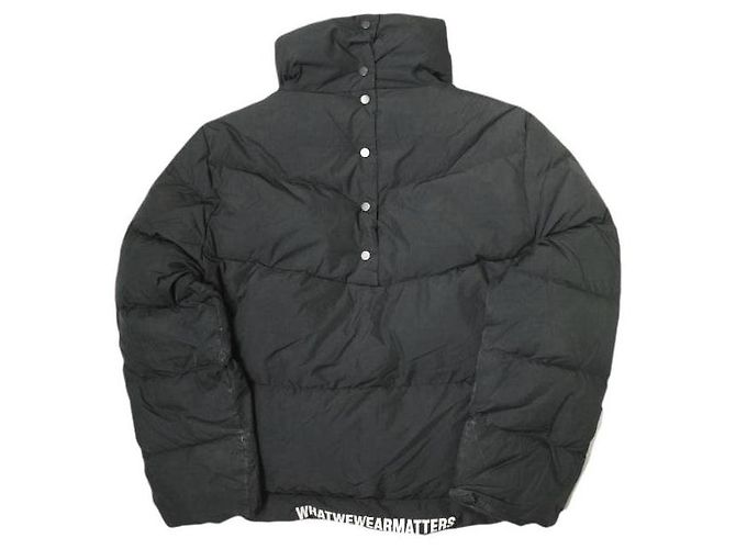 Autre Marque Jaqueta Puffer WWWM L Preta - vista 2