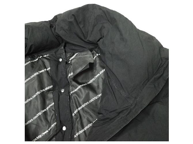 Autre Marque Jaqueta Puffer WWWM L Preta - vista 9