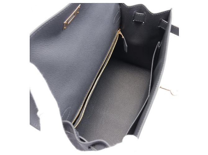 Sac Hermès Kelly 28 Ardoise Gris - vue 3