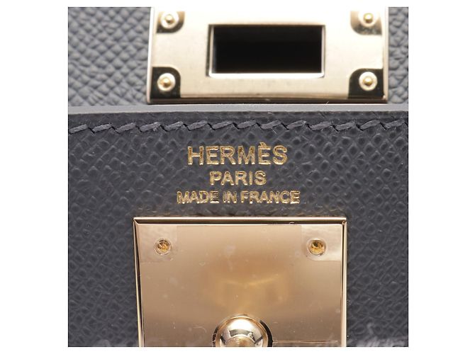 Sac Hermès Kelly 28 Ardoise Gris - vue 4