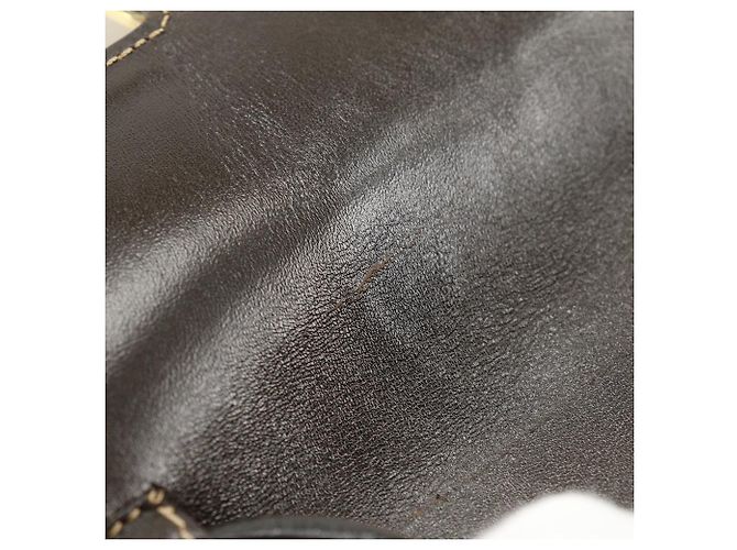 Borsa a Spalla in Vinile Fendi Mamma Baguette Marrone - vista 6