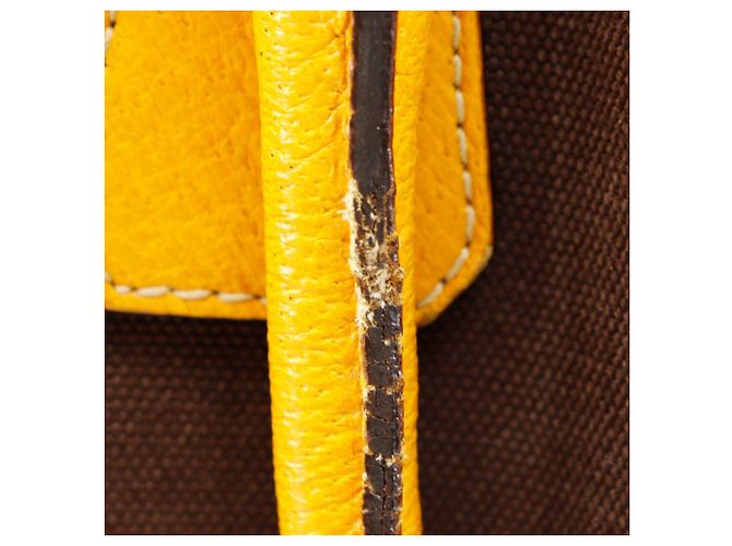 Prada Canvas Mini Boston Tote Bag Braun - Ansicht 9