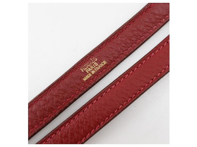 Hermès Hermes Bolide 35 Handtasche Rot/Gold - Ansicht 12