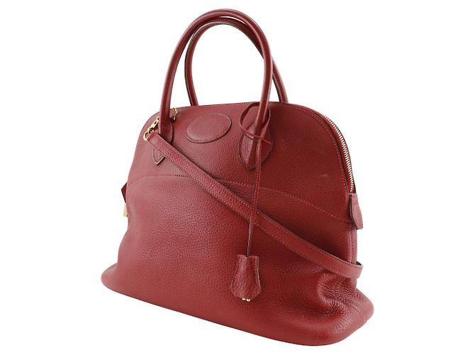 Hermès Hermes Bolide 35 Handtasche Rot/Gold - Ansicht 2
