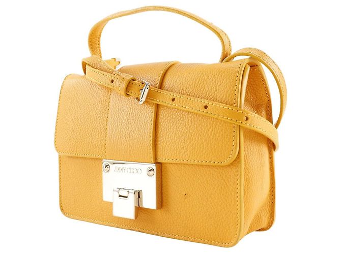 Borsa a spalla mini 2WAY Jimmy Choo Giallo - vista 2