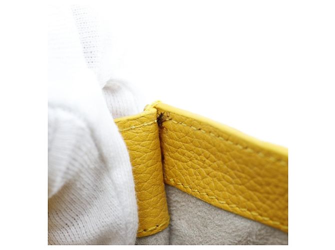 Borsa a spalla mini 2WAY Jimmy Choo Giallo - vista 8