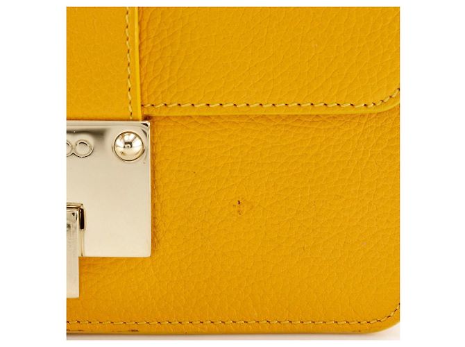 Borsa a spalla mini 2WAY Jimmy Choo Giallo - vista 9