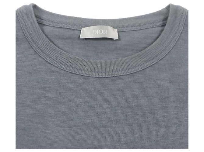 Camiseta de jersey de algodón slub Dior gris S Castaño - vista 2