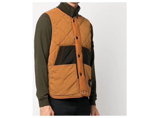 Chaleco acolchado con parche de brújula Stone Island - vista 3