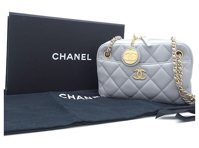 Chanel Lambskin Mini Camera Bag AS5190 Grey - view 5