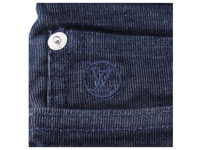 Pantalones de pana Circle LV de Louis Vuitton Azul marino - vista 5
