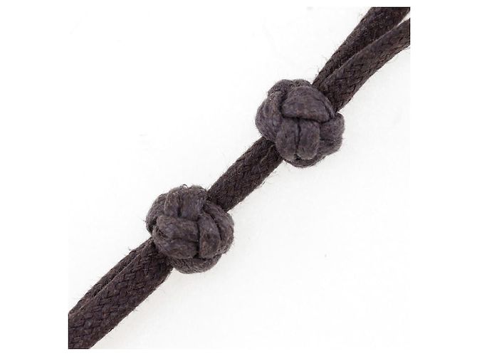 Hermès Collier en corne de buffle laqué Hermes Marron - vue 5