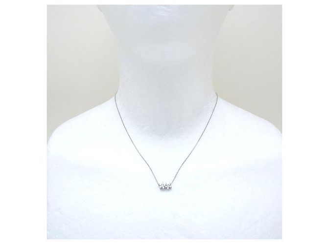 Collana di diamanti Tasaki K18WG in oro bianco - vista 2