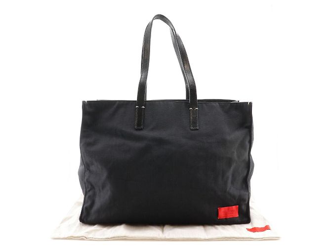 Valentino Nylon Canvas Tote Bag Schwarz - Ansicht 13