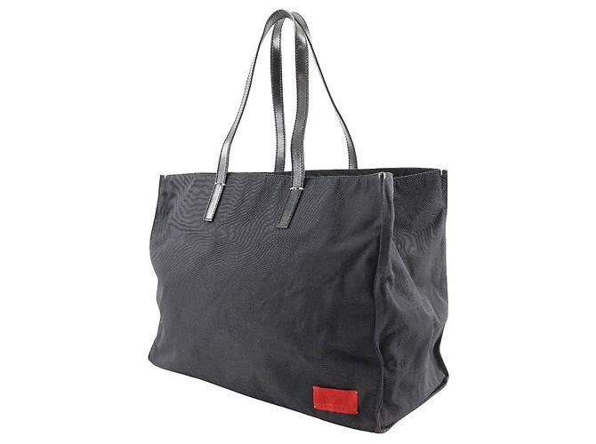 Valentino Nylon Canvas Tote Bag Schwarz - Ansicht 2