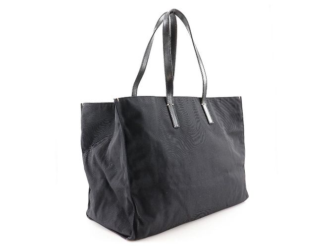 Valentino Nylon Canvas Tote Bag Schwarz - Ansicht 3