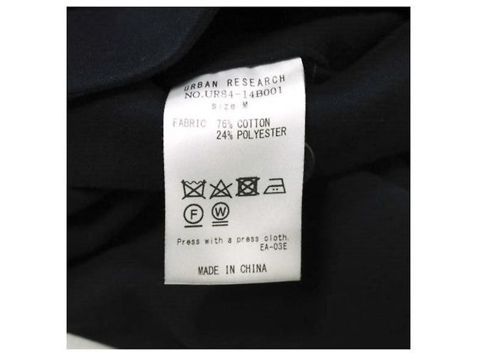 Autre Marque Pantalones Stretch URBAN RESEARCH M Navy Azul marino - vista 9