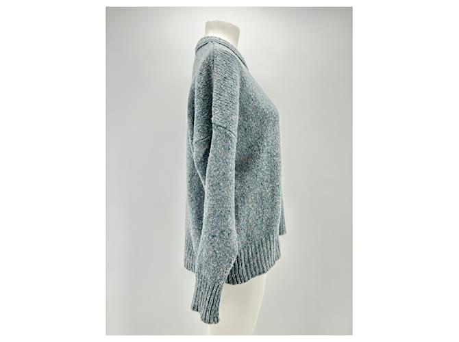 Frame Denim FRAME Strickwaren T.International S Wolle Blau - Ansicht 3