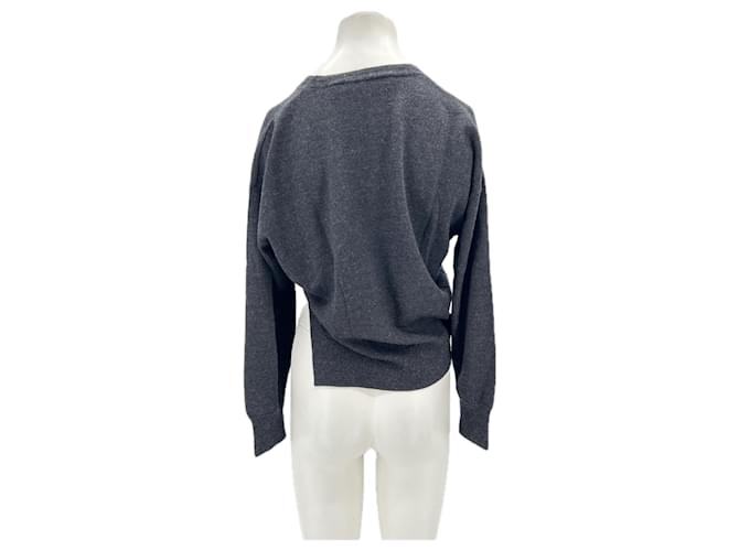 IRO Strickwaren T.International S Wolle Grau - Ansicht 2