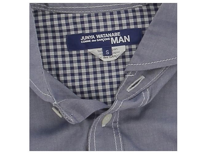 COMME DES GARCONS Camicie T.Internazionale S Cotone Blu - vista 5