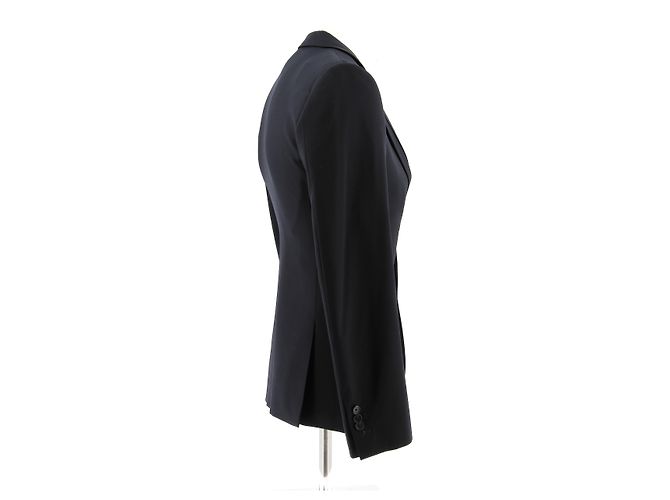 Autre Marque WOOYOUNGMI Jacken T.IT 46 Wolle Marineblau - Ansicht 3