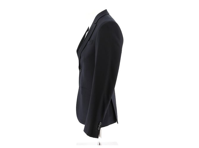 Autre Marque WOOYOUNGMI Jacken T.IT 46 Wolle Marineblau - Ansicht 4