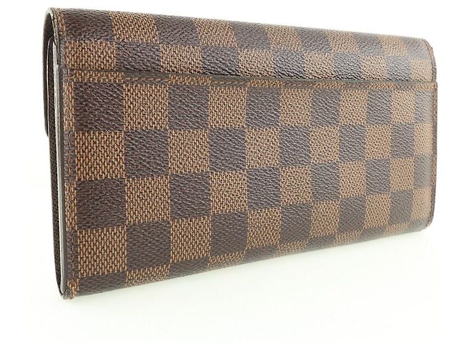 Louis Vuitton Damier Canvas Sarah Wallet N63209 Brown - view 3