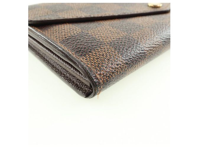 Louis Vuitton Damier Canvas Sarah Wallet N63209 Brown - view 4