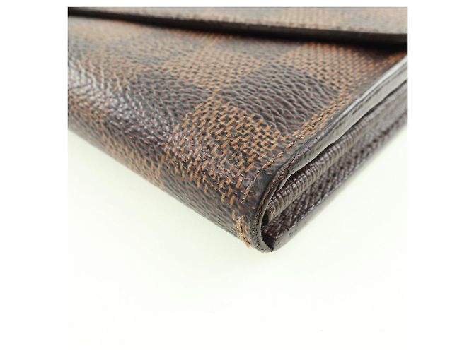 Louis Vuitton Damier Canvas Sarah Wallet N63209 Brown - view 5