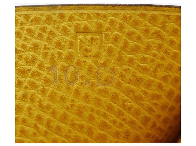 Hermès Portafoglio Lungo Bearn Epsom Giallo Hermes - vista 10