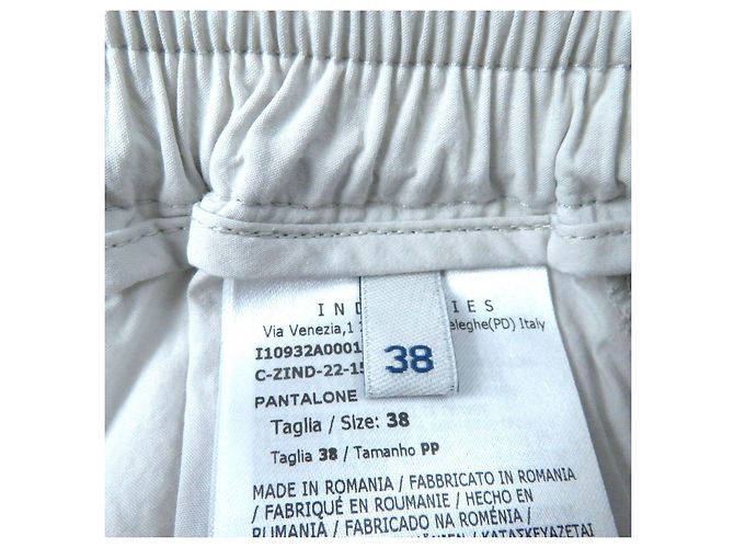 Pantalones cargo de algodón para mujeres MONCLER Gris - vista 9