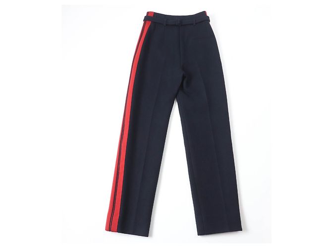 Hermès Pantalones Sideline de Cachemira Hermes para Mujeres Azul marino - vista 2