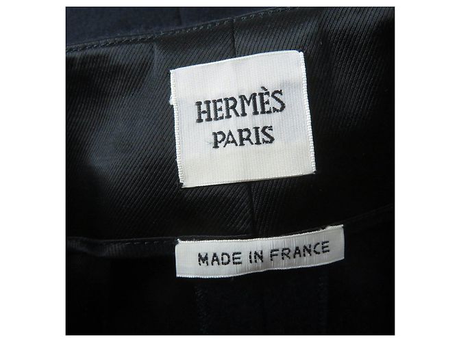 Hermès Pantalones Sideline de Cachemira Hermes para Mujeres Azul marino - vista 7