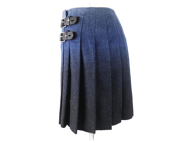 Autre Marque Mini bag in lana e nylon RED VALENTINO con pelle Blu navy - vista 2