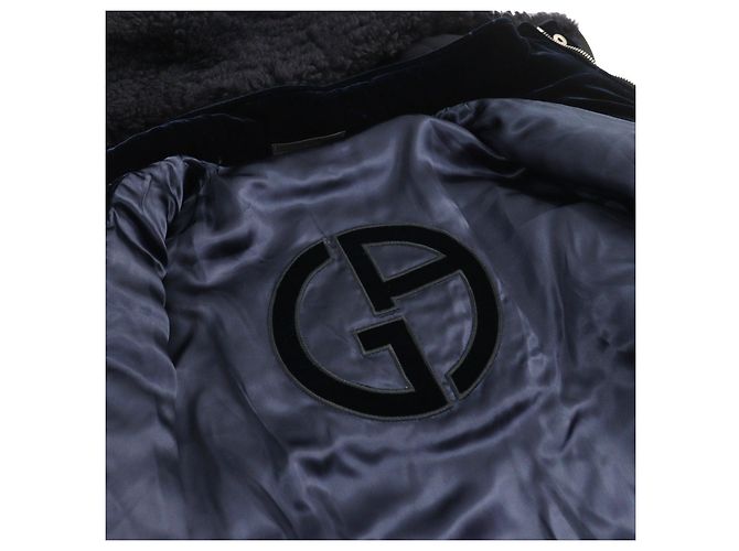Casaco com capuz de lã virgem Giorgio Armani XL - vista 10