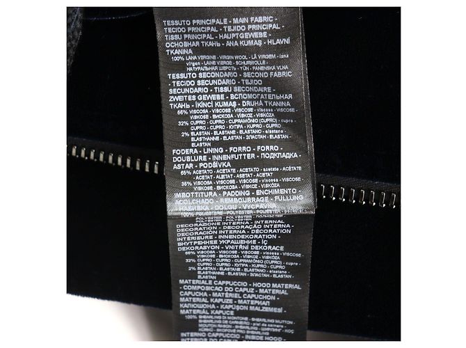 Casaco com capuz de lã virgem Giorgio Armani XL - vista 13